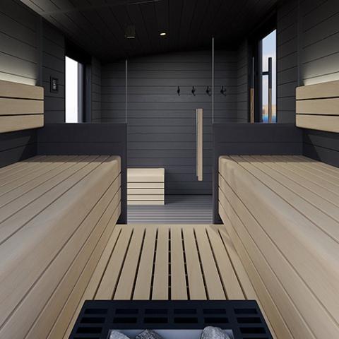 home sauna kit interior - Auroom Terra