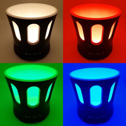 Sauna Bucket with Bluetooth Audio and Color Lighting