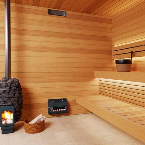 saunum air solo in-wall sauna heat equalizing system