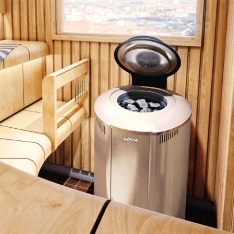 Harvia Forte Sauna Heater ever ready