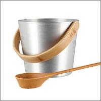 Rento Sauna Buckets and Ladles